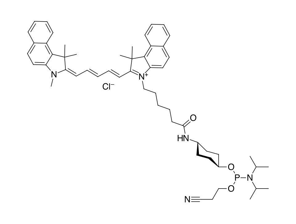 Cyanine 5.5 phosphoramidite, 5-terminal