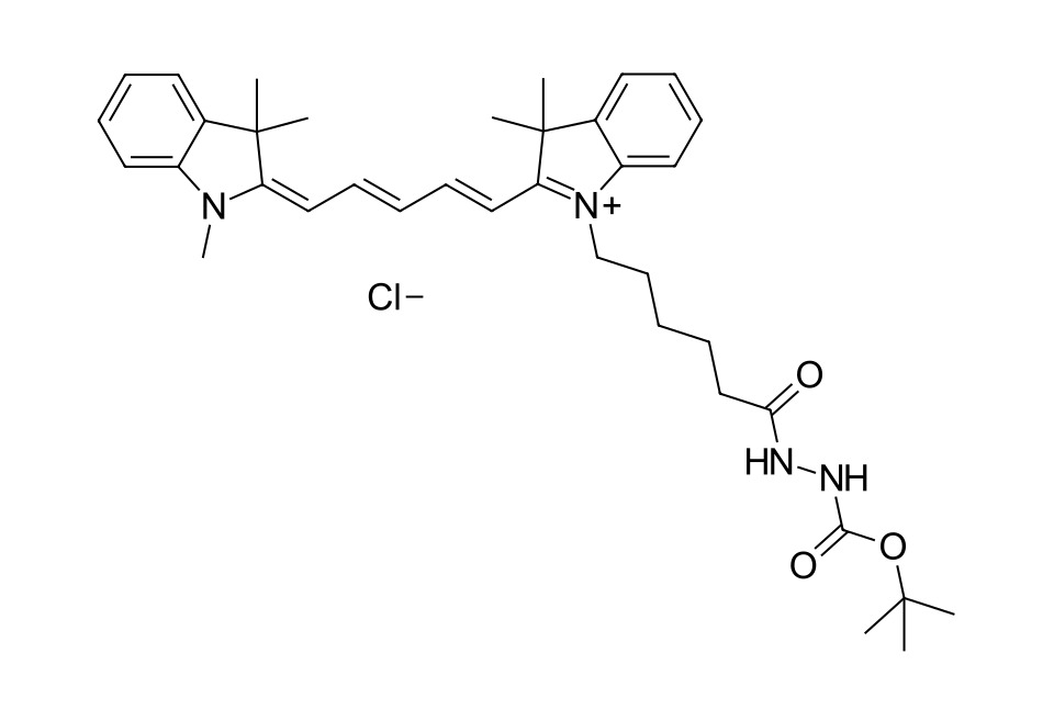 Cyanine 5 Boc-hydrazide