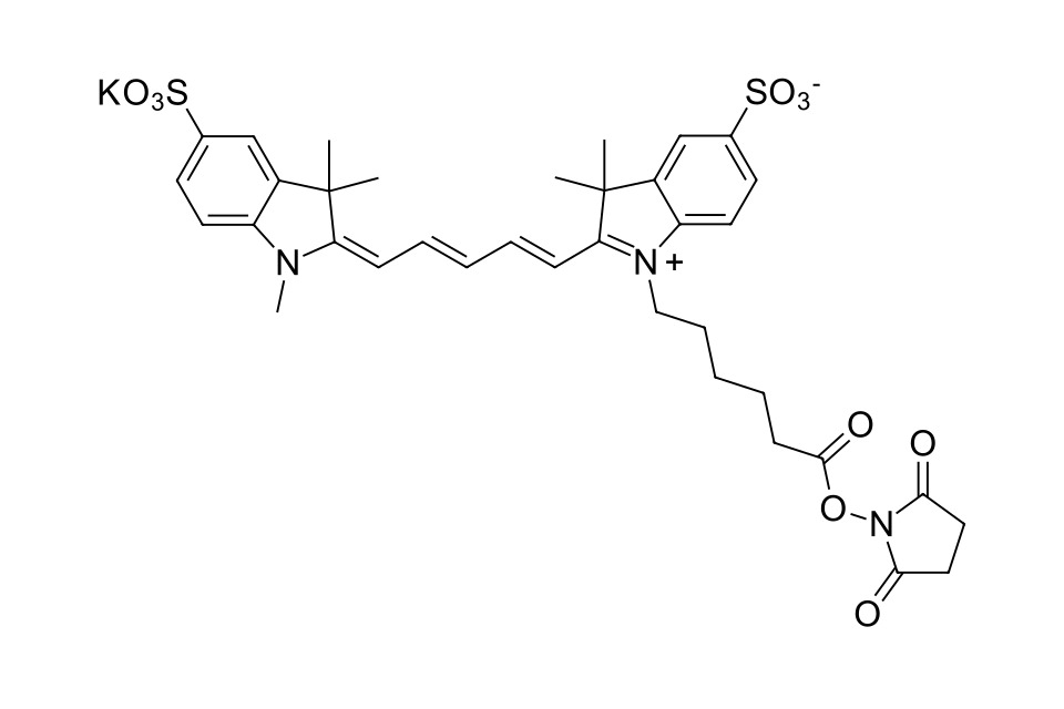 Sulfo-Cyanine 5 NHS ester [146368-14-1]